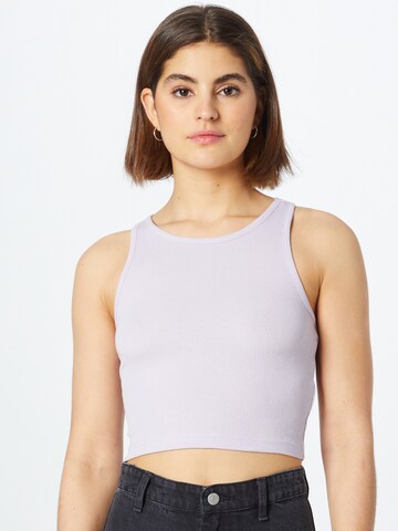 Bandeau T-shirt Urban Classics en violet : devant