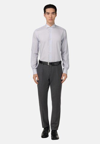 Regular Pantalon à plis Boggi Milano en gris
