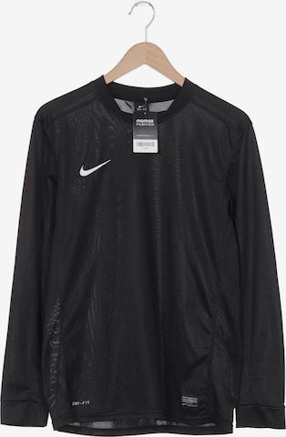 NIKE Langarmshirt M in Schwarz: predná strana