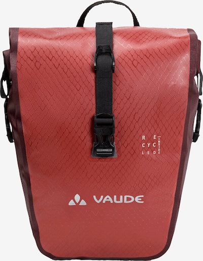 VAUDE Vorderradtaschen 'Aqua Front' in rot / schwarz / weiß, Produktansicht