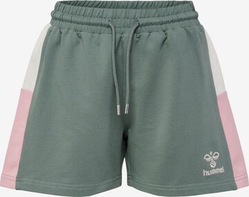 Hummel Loose fit Pants 'Palomi' in Green: front