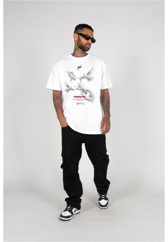 T-Shirt 'Freedom' MJ Gonzales en blanc