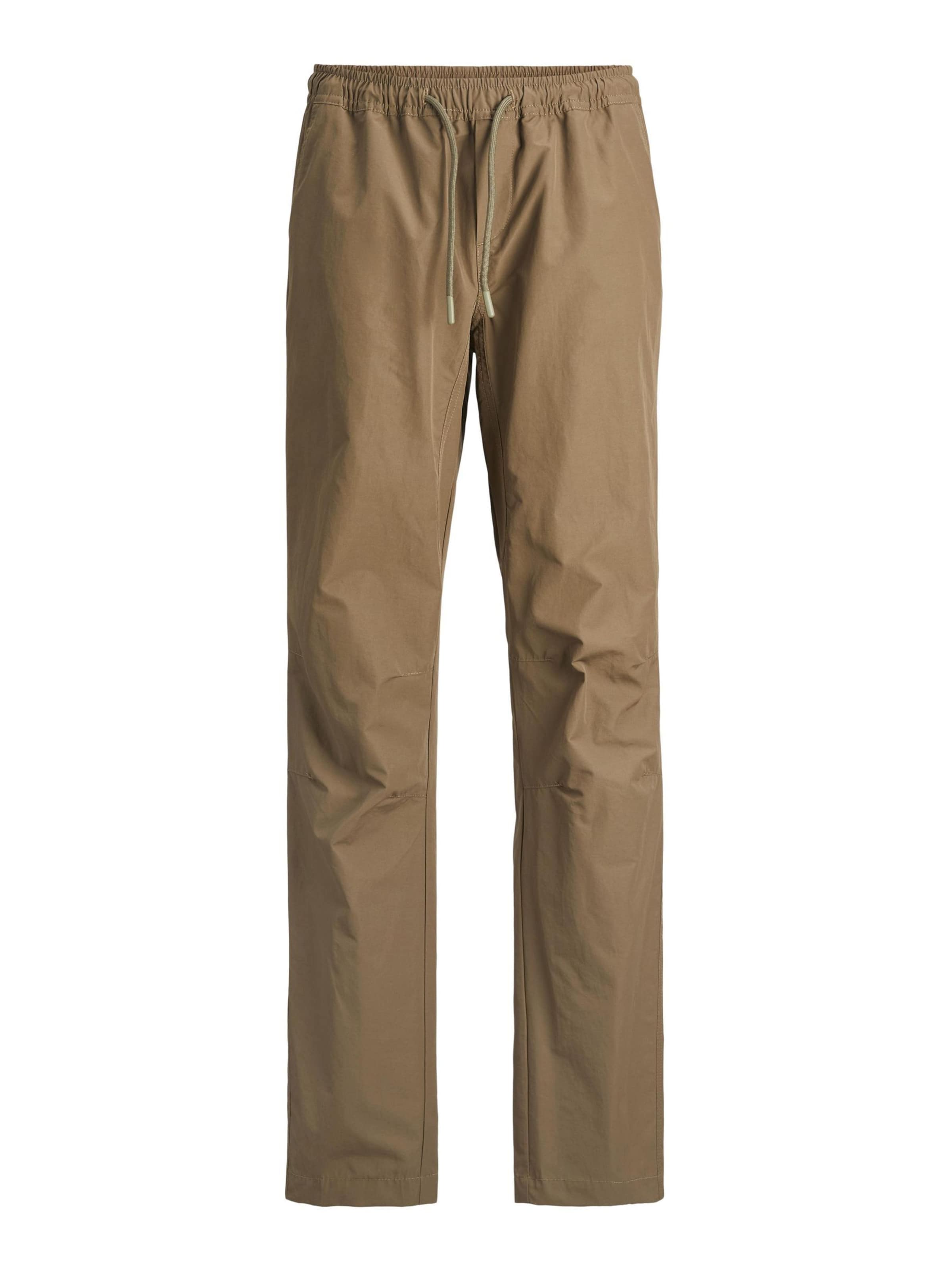 Regular Pantalon Jack & Jones Junior en marron : devant