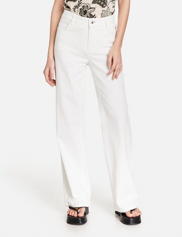 Wide Leg Jean TAIFUN en blanc : devant