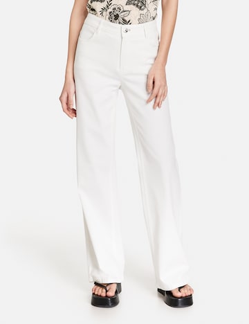 TAIFUN Wide leg Jeans in Wit: voorkant