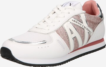 ARMANI EXCHANGE Sneakers in White: front