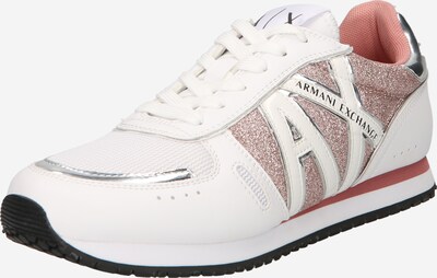 Sneaker bassa ARMANI EXCHANGE di colore rosa / argento / bianco, Visualizzazione prodotti