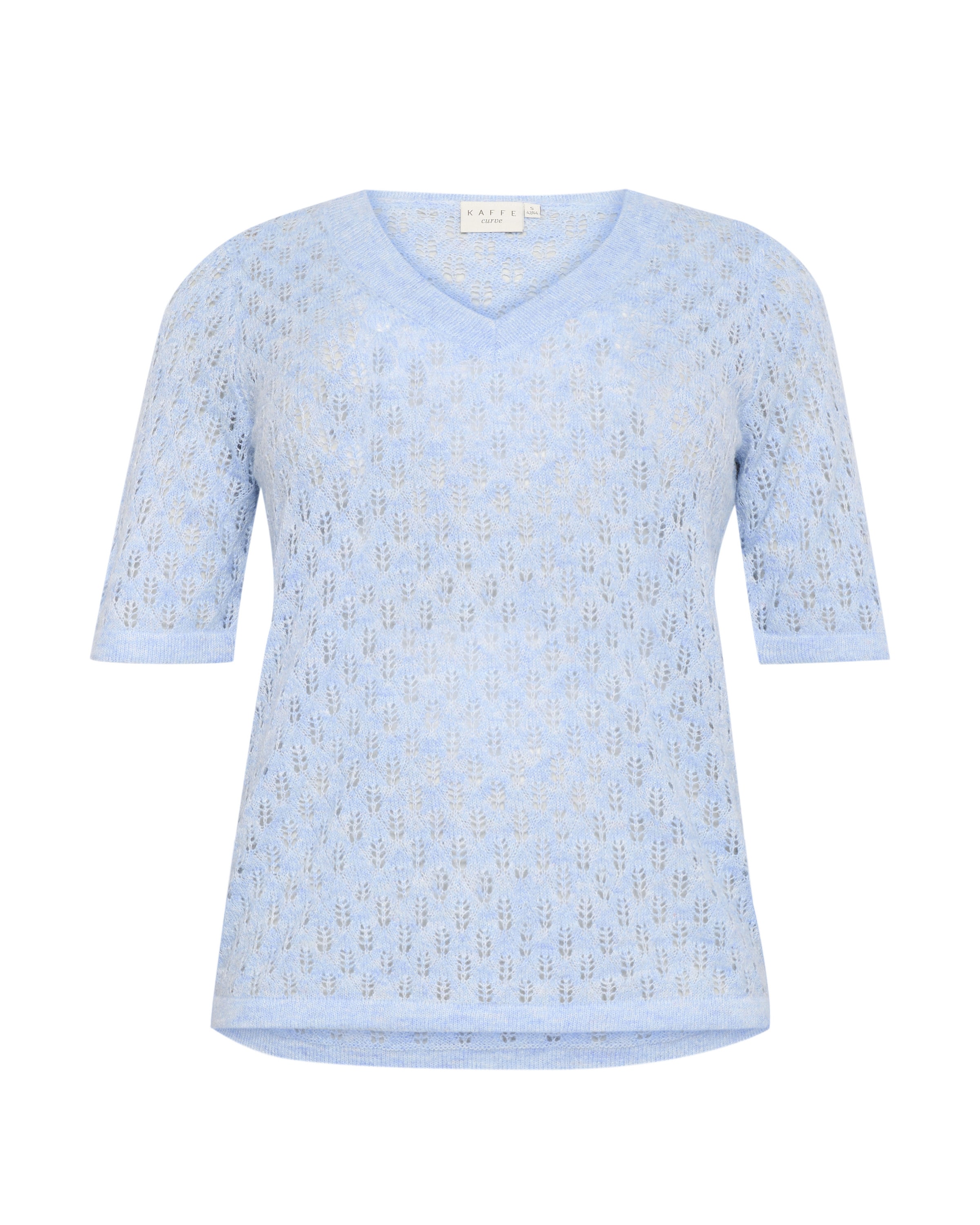 KAFFE CURVE Sweater 'KCLoura' in Blue: front