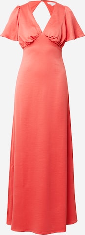 Maya Deluxe Evening Dress in Red: front
