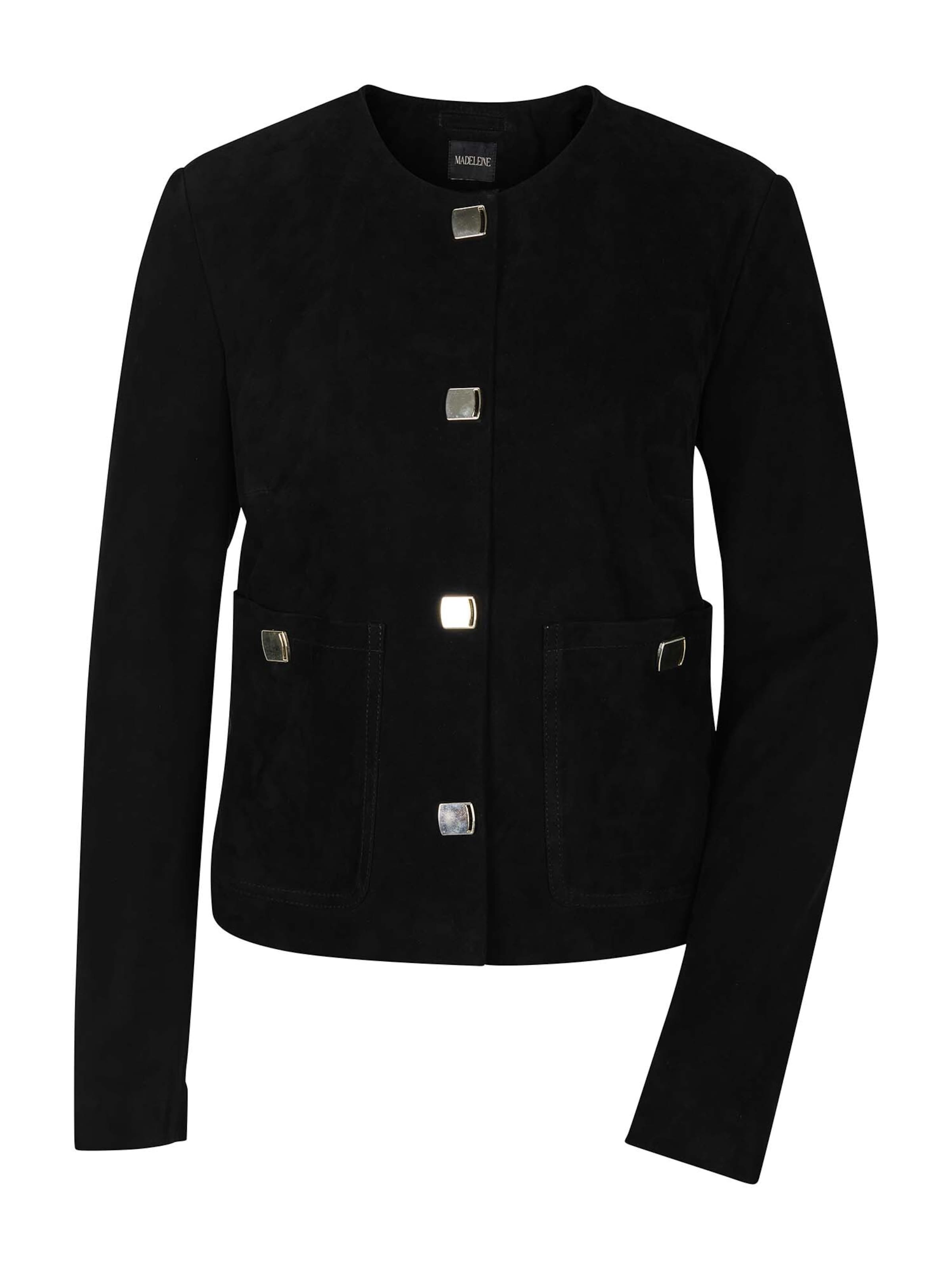 MADELEINE Tussenjas in Zwart: voorkant