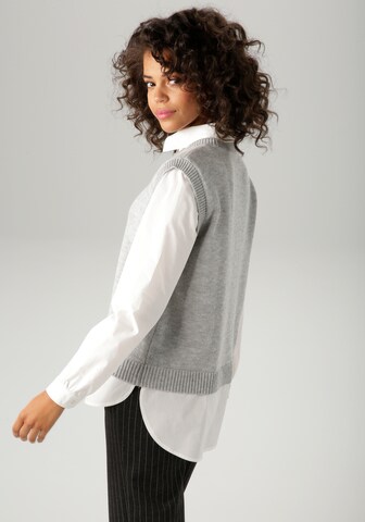Aniston CASUAL Pullover in Grau