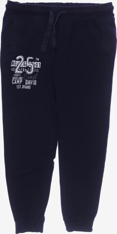 CAMP DAVID Pants in XXL in Blue: front
