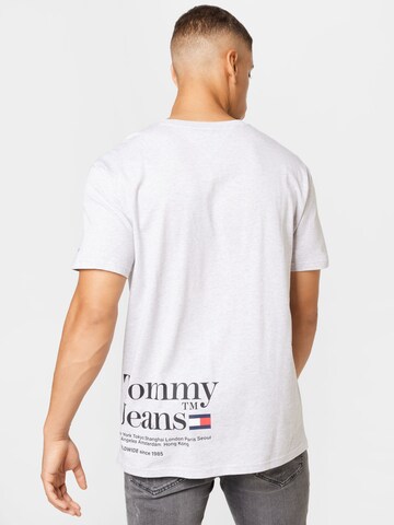 pilka Tommy Jeans Marškinėliai