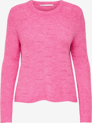 Pull-over 'Lolli' ONLY en rose : devant