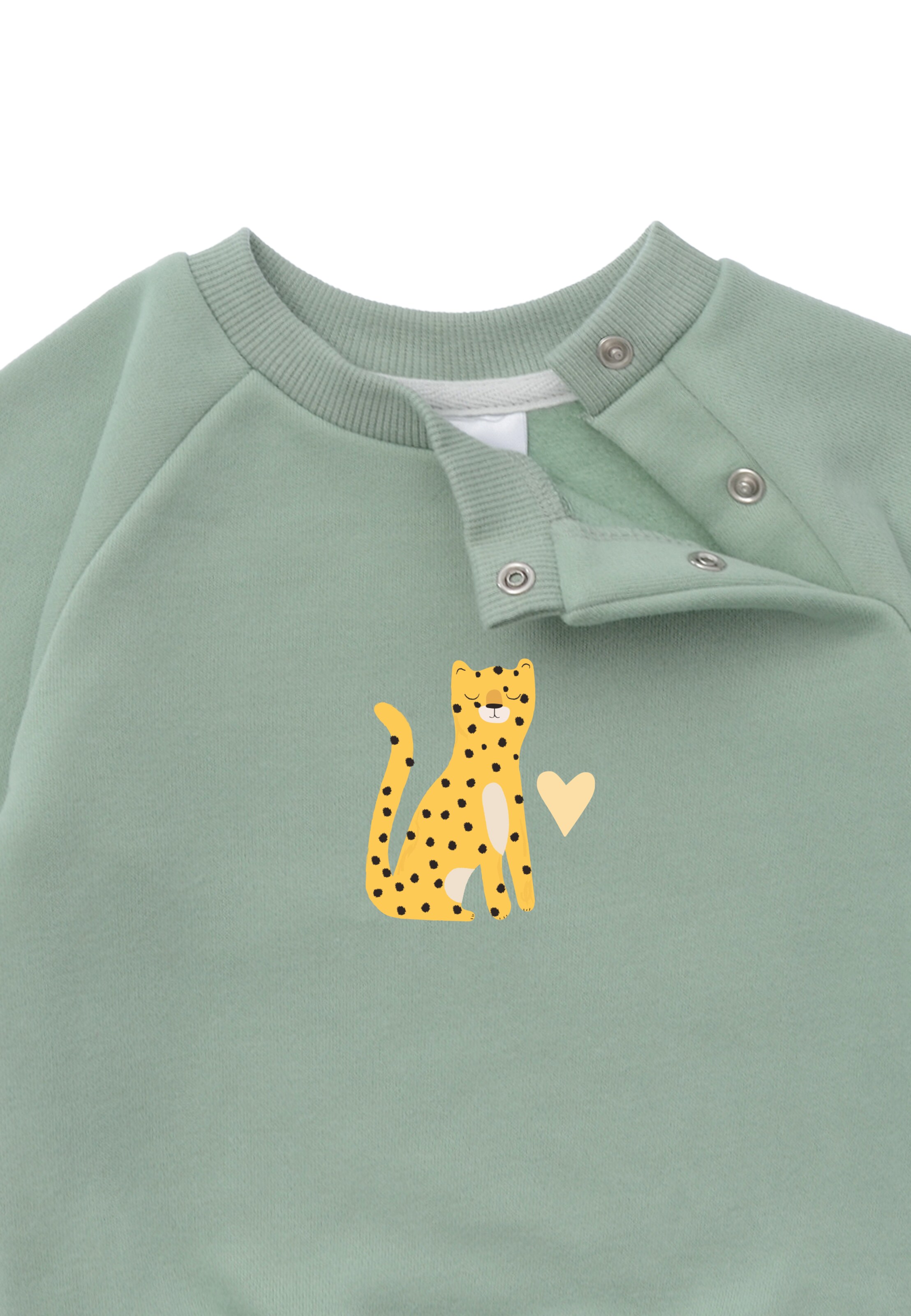 LILIPUT Sweatshirt 'Leopard' in Green