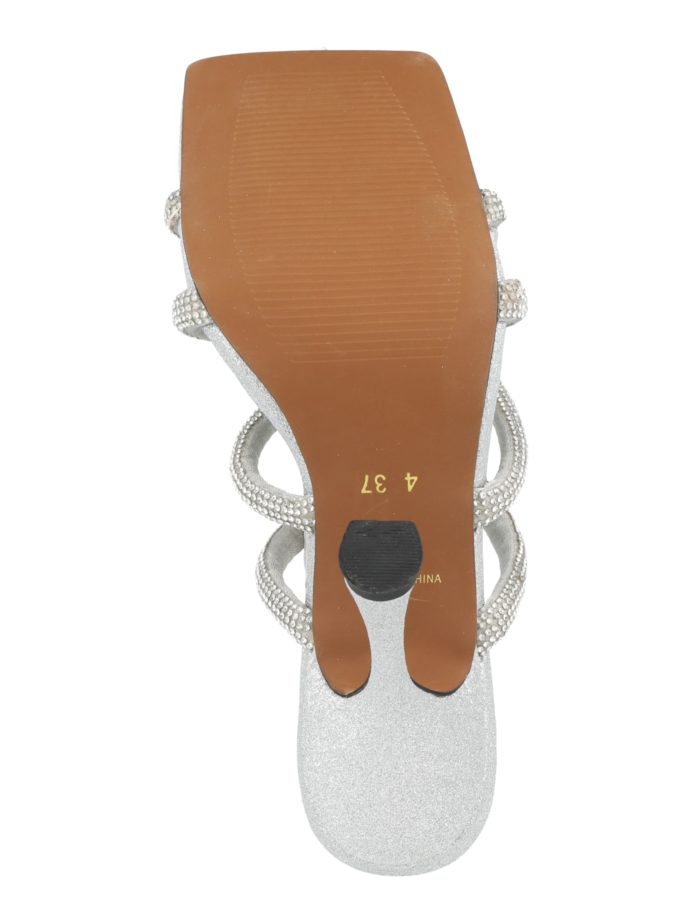 River Island Mule in Silver