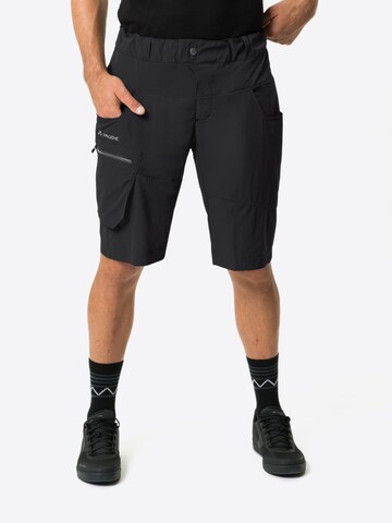 VAUDE Regular Sportshorts 'Qimsa' in Schwarz: predná strana