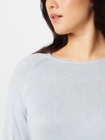 ONLY Carmakoma Sweater 'Lady' in Blue