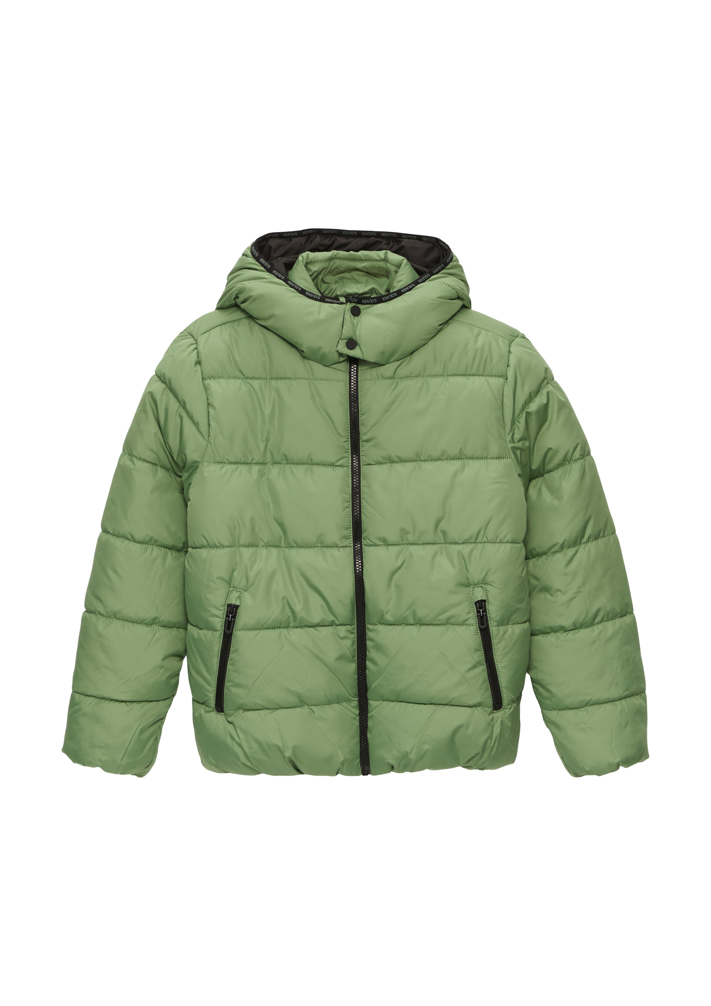 s.Oliver Winterjas in Groen: voorkant