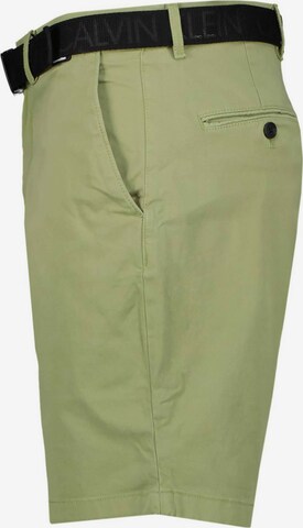 Calvin Klein Regular Chino Pants in Green