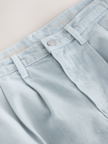 Barrel Jean à pince Next en bleu