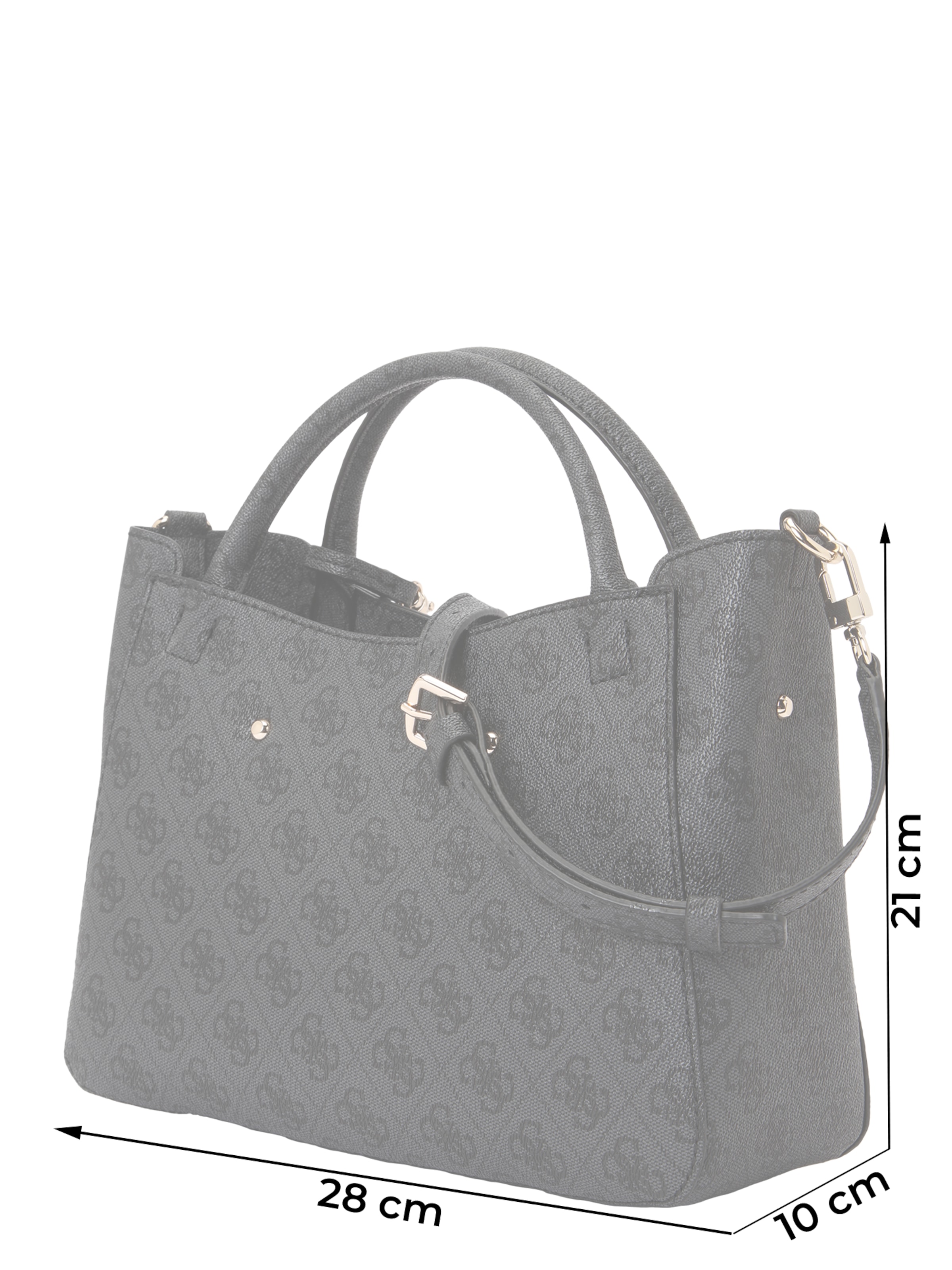 GUESS Shopper 'BRENTON SML GIRLFRIEND SATCHEL' in Black