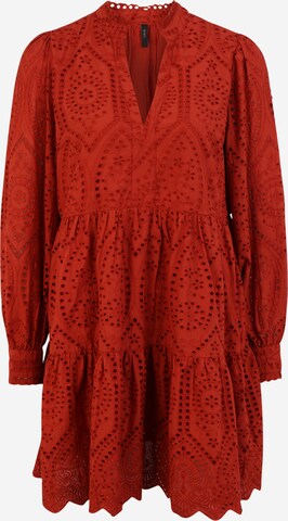 Robe-chemise 'HOLI' Y.A.S Petite en rouge : devant