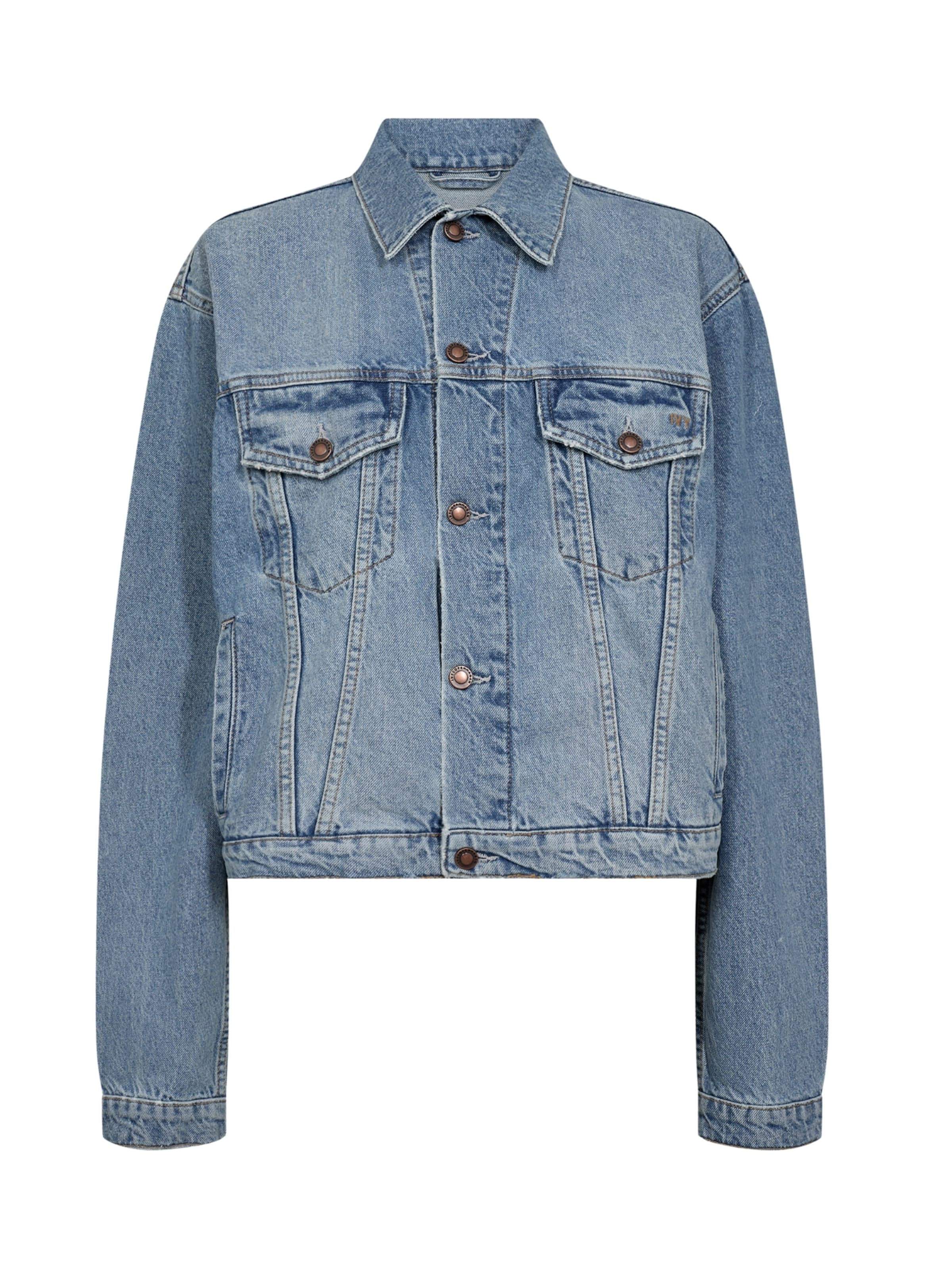 Ivy Copenhagen Välikausitakki 'Janice' värissä sininen: etupuoli