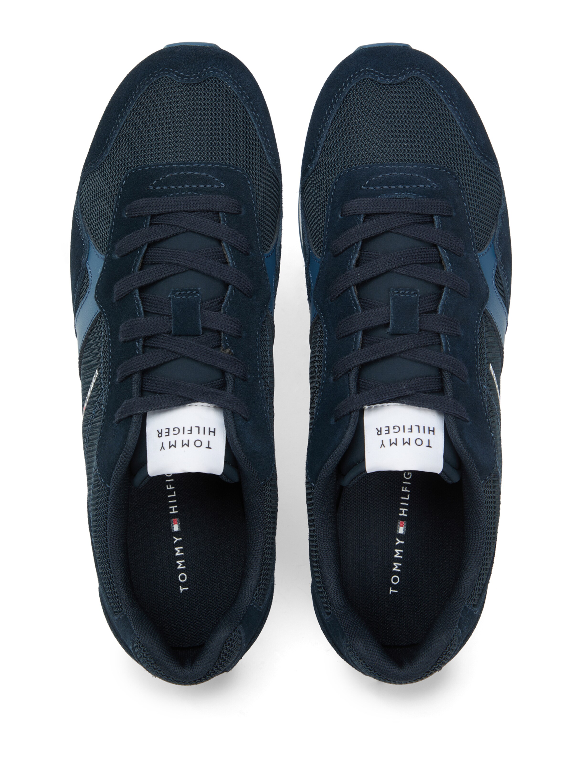 TOMMY HILFIGER Nízke tenisky 'RUNNER MIX' - Sivá