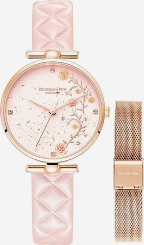 Victoria Hyde Analoog horloge in Roze: voorkant