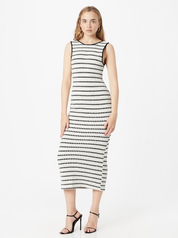 TOPSHOP - Vestido de punto en blanco