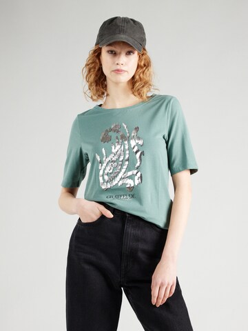 T-shirt s.Oliver en vert : devant