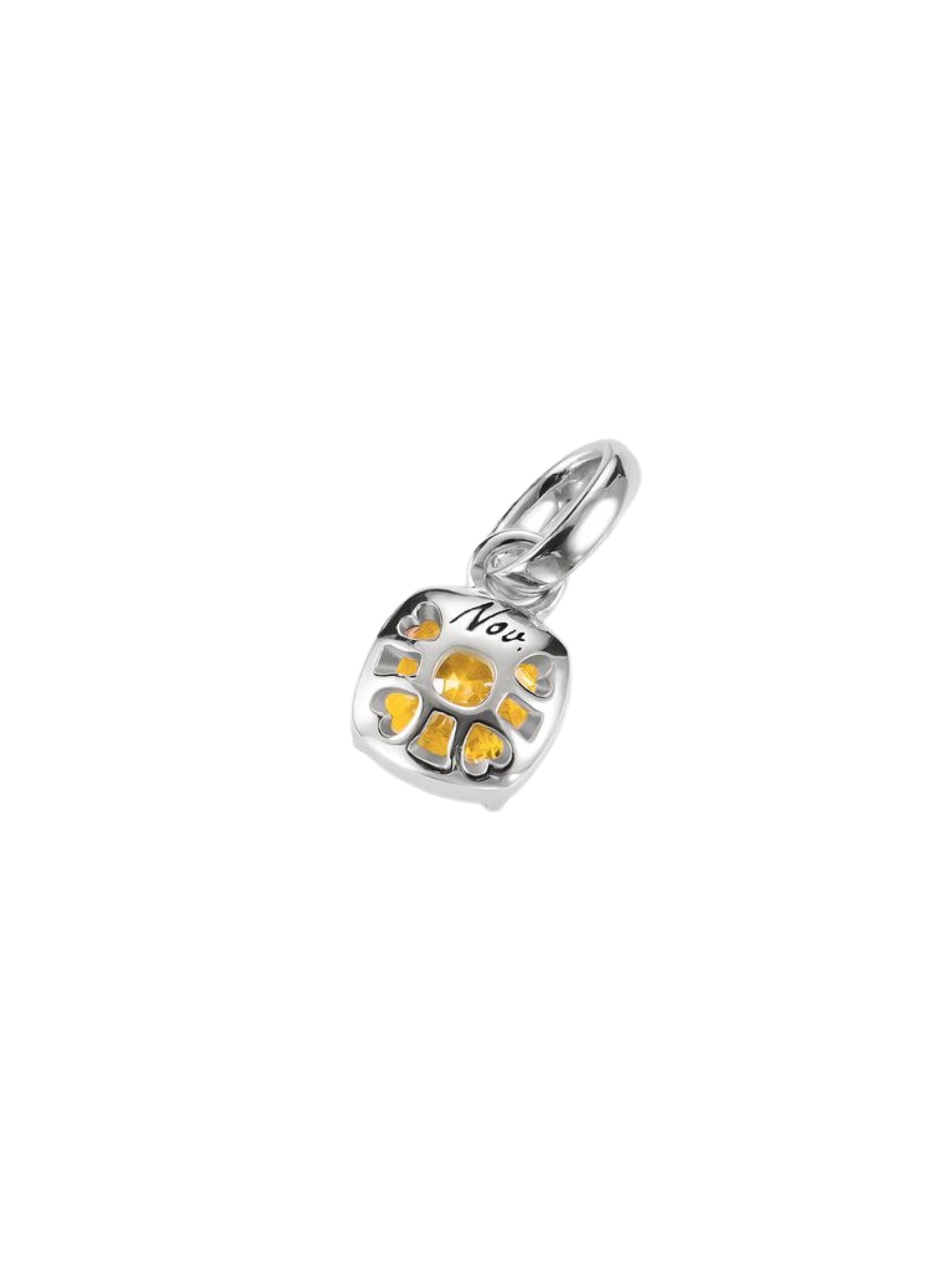 Pendentif 'Silber Charm Anhänger Geburtsstein November Connect' Thomas Sabo en jaune