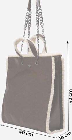 STUFF MAKER Torba shopper 'KENNEDY TOWN' w kolorze brązowy