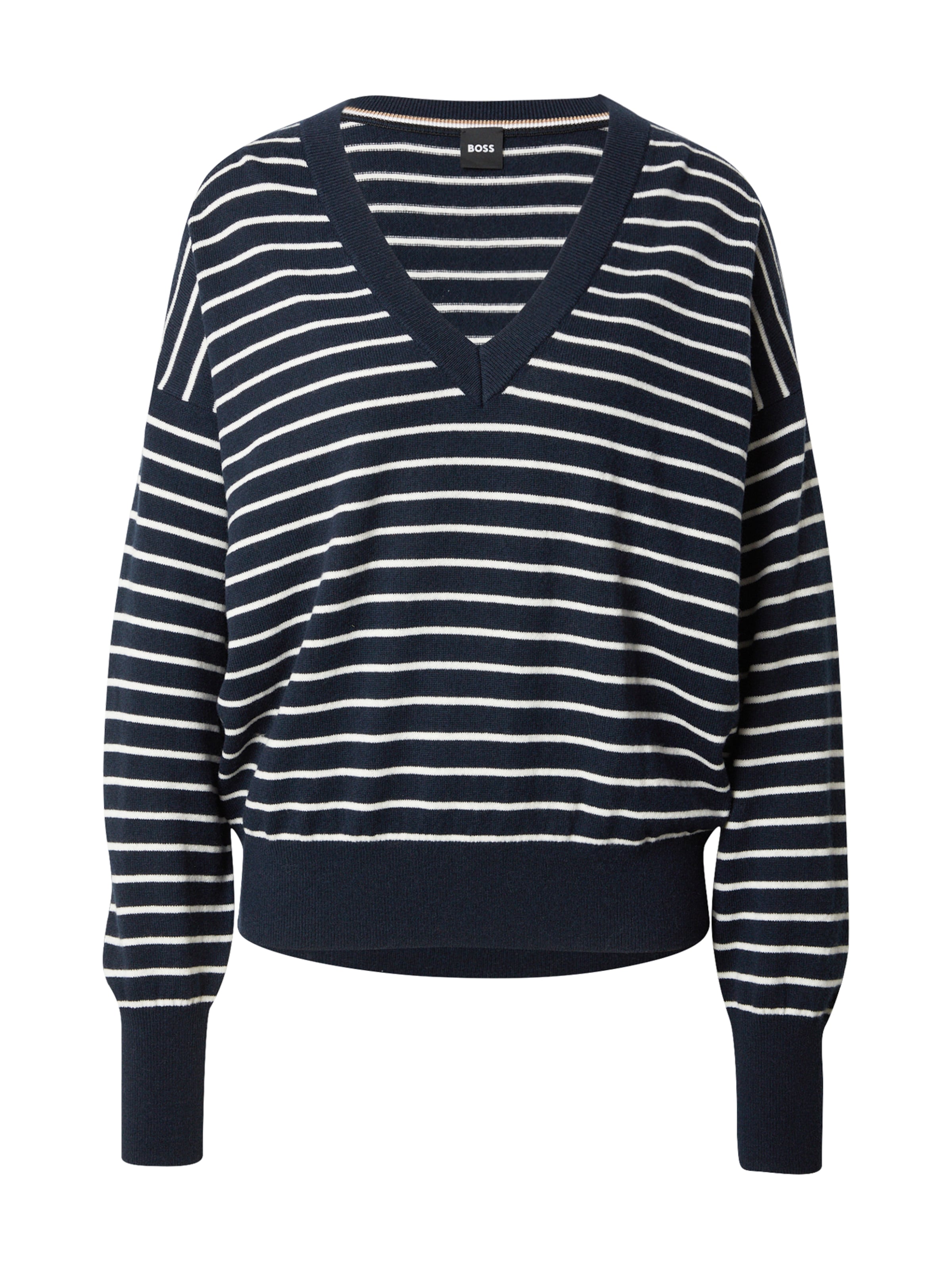 BOSS Trui 'Felinke' in Zwart: voorkant