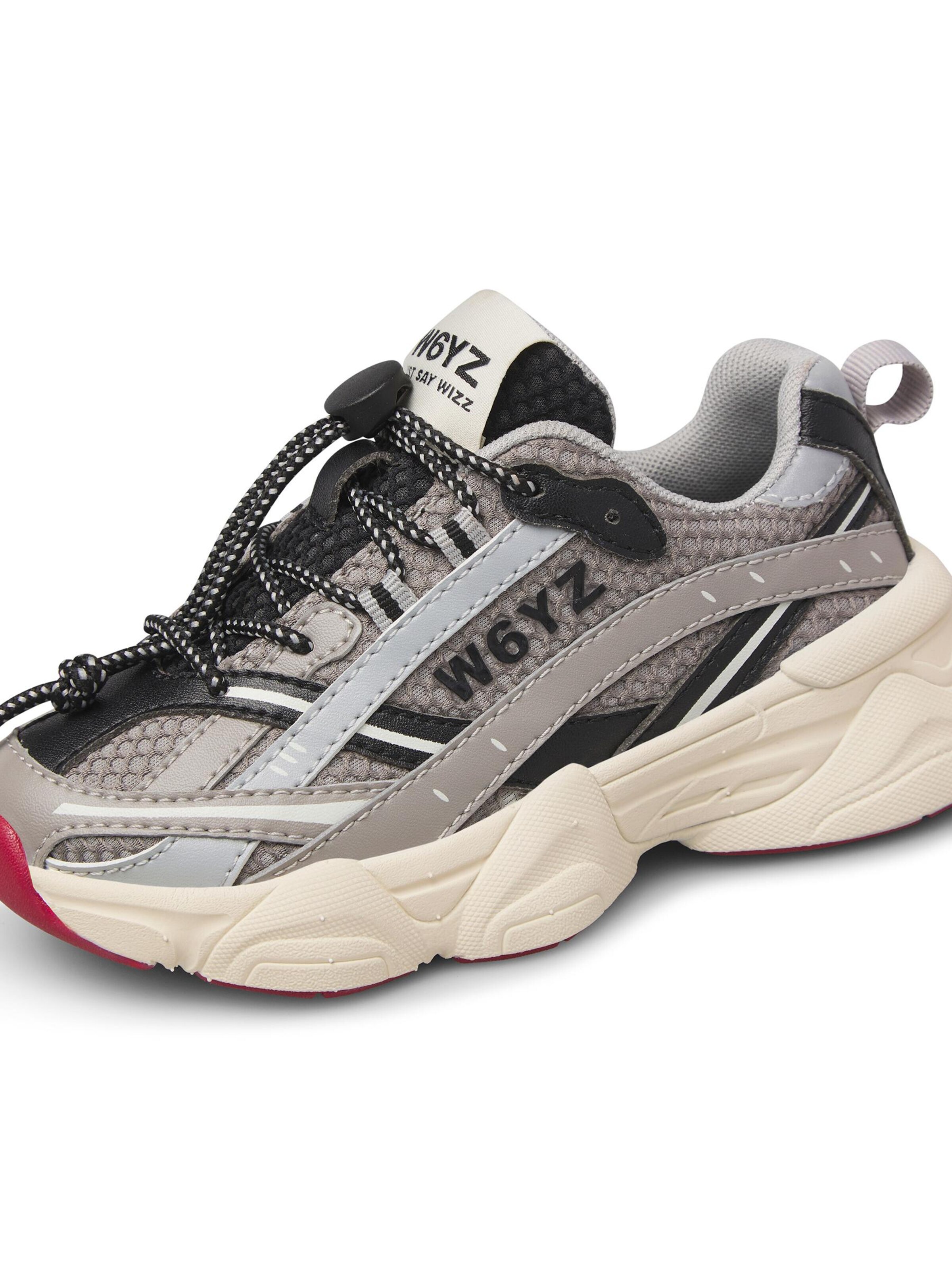 W6YZ Sneakers 'LUCKY 2-J.' in Zwart: voorkant