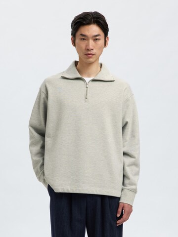 SELECTED Sweatshirt in Grey: front