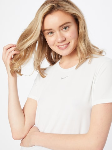 NIKE Functioneel shirt 'One' in Wit