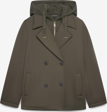 Manteau mi-saison Fiorella Rubino en vert : devant