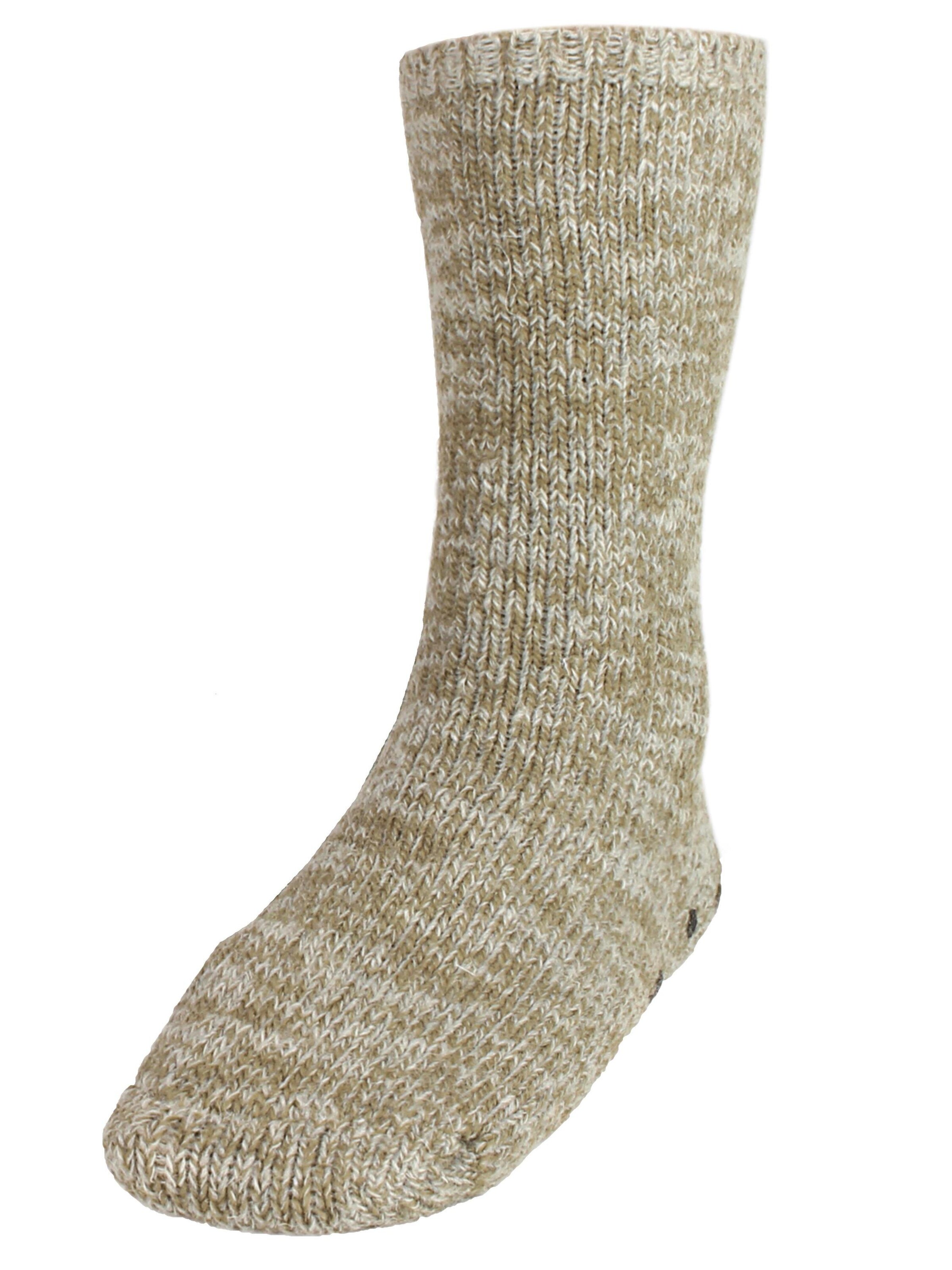 Chaussettes Circle Five en beige