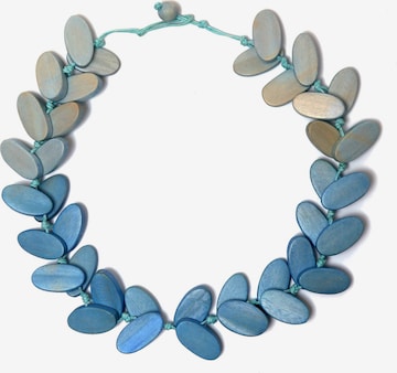 COLLEZIONE ALESSANDRO Necklace 'Anke' in Blue: front