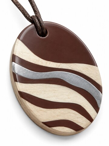 COLLEZIONE ALESSANDRO Necklace 'Marea' in Brown
