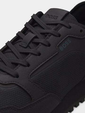 BOSS Sneakers laag 'Parkour' in Zwart