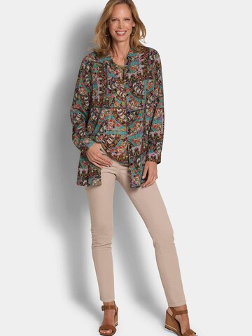 Goldner Bluse in Mischfarben