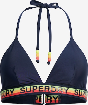 Superdry Triangel Bikinitop in Zwart: voorkant