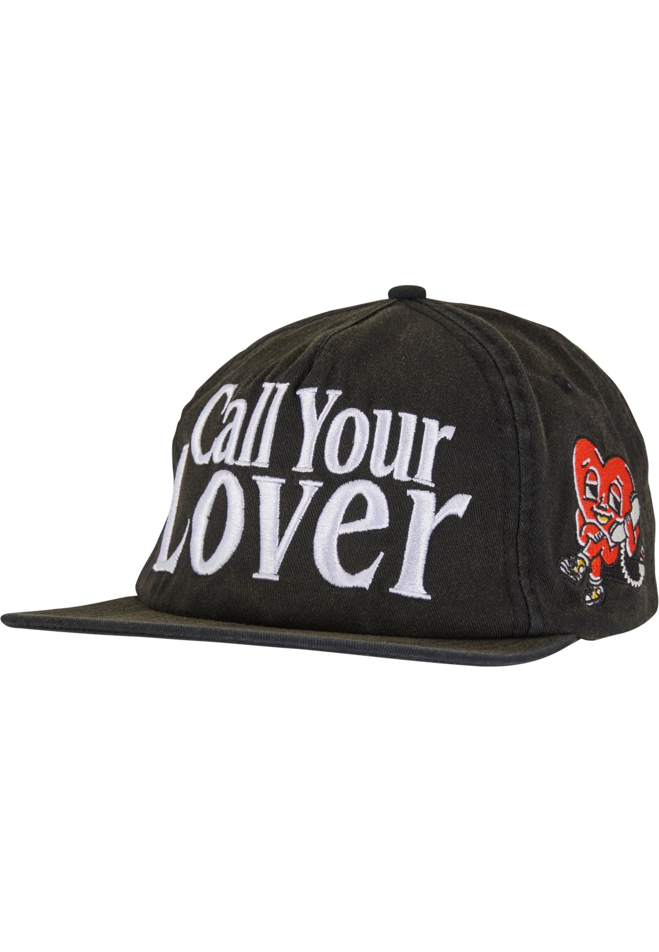 MARKET - Gorra 'CallL My Lover' en negro: frente