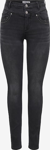 ONLYSkinny Traperice 'ONLWAUW' - crna boja: prednji dio