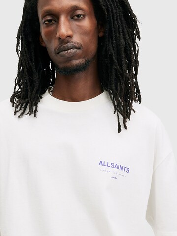 T-Shirt 'Underground' AllSaints en blanc