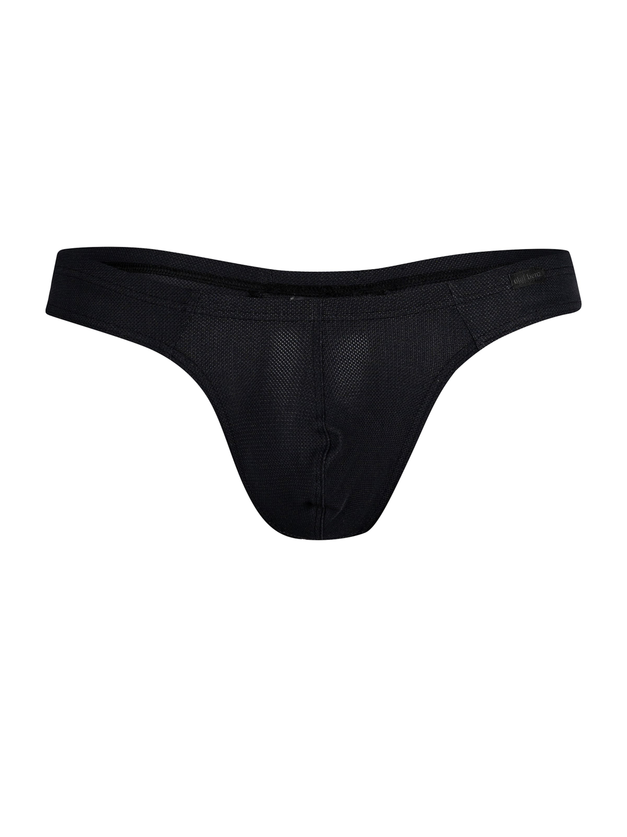 Olaf Benz String ' RED2477 Ministring ' in Schwarz: Vorderseite