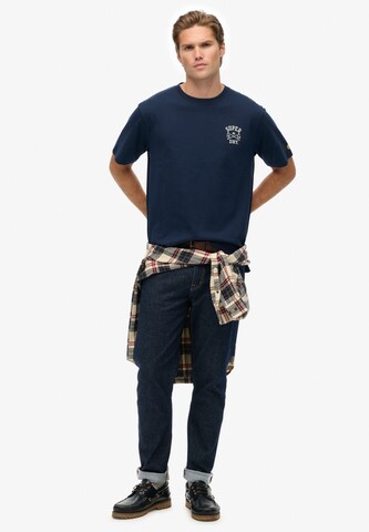Superdry Shirt in Blauw